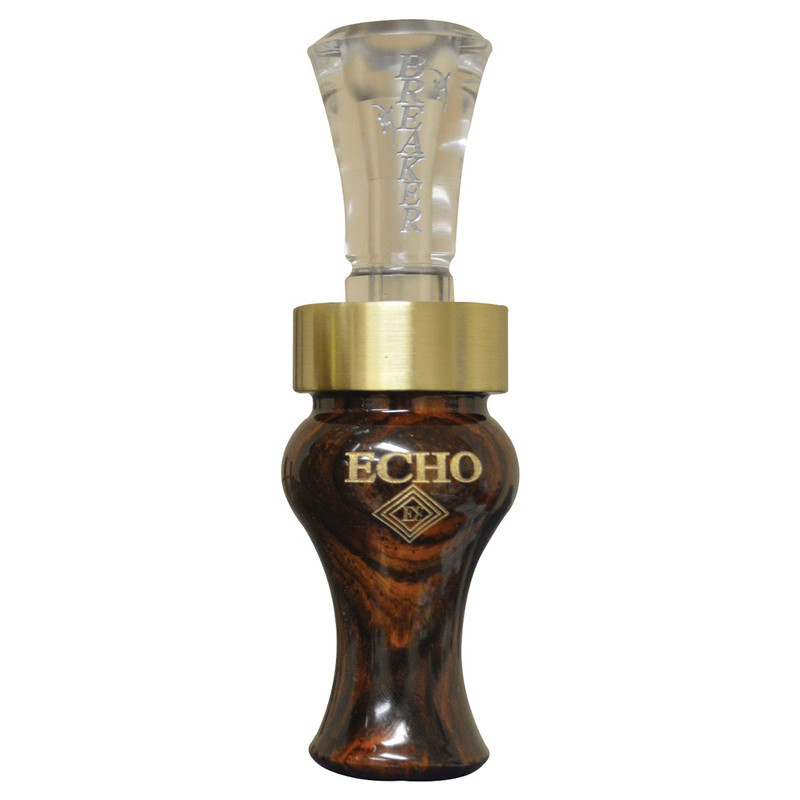 Echo Breaker Single Reed Duck Call in Cocobola Clear Color